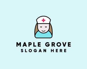 Clinic Nurse Healthcare logo design