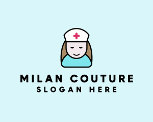 Clinic Nurse Healthcare logo design