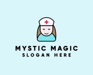 Clinic Nurse Healthcare logo design