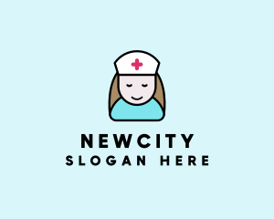 Clinic Nurse Healthcare logo design