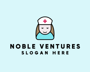 Clinic Nurse Healthcare logo design