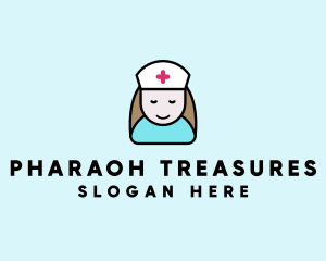 Clinic Nurse Healthcare logo design