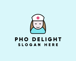 Clinic Nurse Healthcare logo design