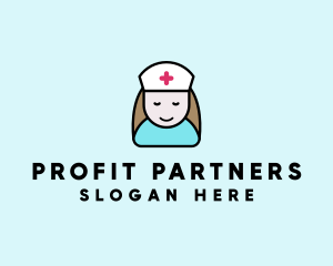 Clinic Nurse Healthcare logo design