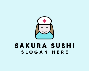 Clinic Nurse Healthcare logo design