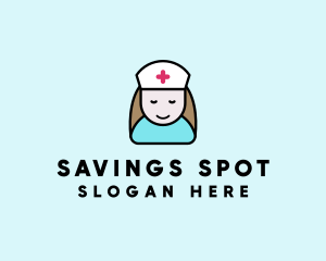 Clinic Nurse Healthcare logo design