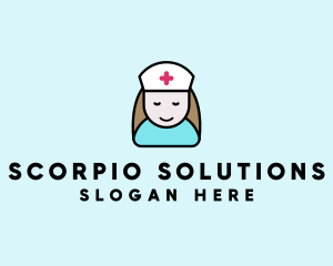 Clinic Nurse Healthcare logo design