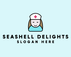 Clinic Nurse Healthcare logo design