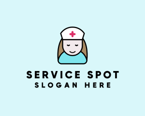 Attendant - Clinic Nurse Healthcare logo design