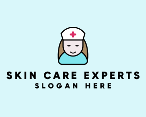 Clinic Nurse Healthcare logo design