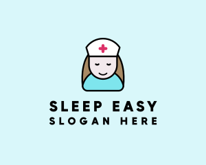 Clinic Nurse Healthcare logo design