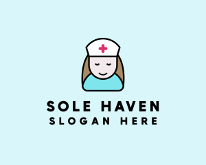 Clinic Nurse Healthcare logo design