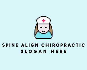 Clinic Nurse Healthcare logo design