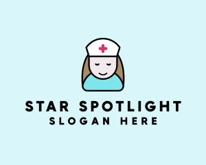 Clinic Nurse Healthcare logo design