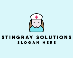 Clinic Nurse Healthcare logo design