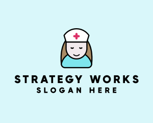 Clinic Nurse Healthcare logo design