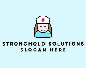 Clinic Nurse Healthcare logo design