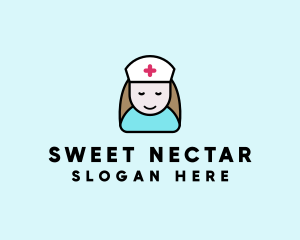 Clinic Nurse Healthcare logo design