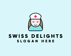 Clinic Nurse Healthcare logo design