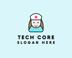 Clinic Nurse Healthcare logo design