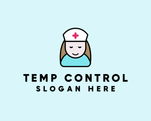 Clinic Nurse Healthcare logo design