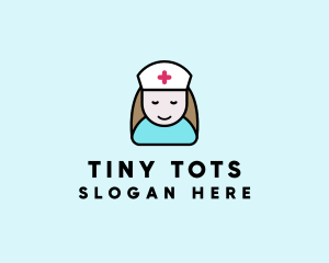 Clinic Nurse Healthcare logo design