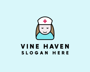 Clinic Nurse Healthcare logo design