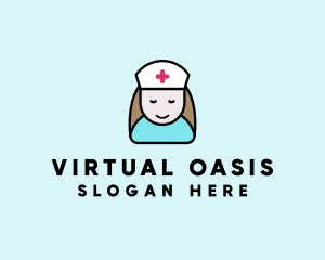 Clinic Nurse Healthcare logo design