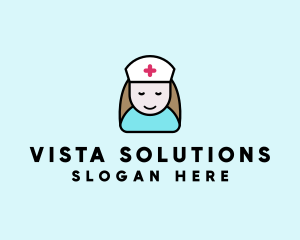 Clinic Nurse Healthcare logo design