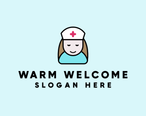 Clinic Nurse Healthcare logo design