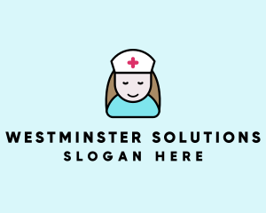 Clinic Nurse Healthcare logo design