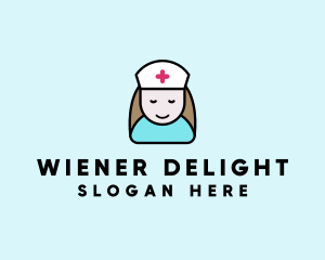 Clinic Nurse Healthcare logo design