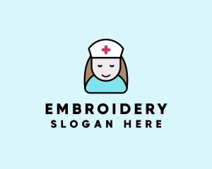 Clinic Nurse Healthcare logo design