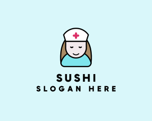 Clinic Nurse Healthcare logo design