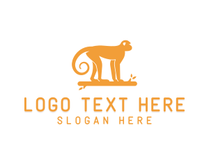 Clothing Store - Jungle Log Monkey logo design