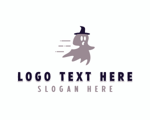 Spirit - Ghost Spooky Witch logo design