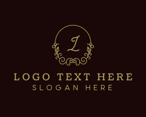 Designer - Gold Wreath Boutique logo design
