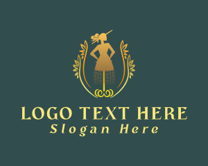 Gown - Luxurious Mannequin Boutique logo design