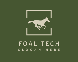 Foal - Minimalist Silhouette Horse logo design