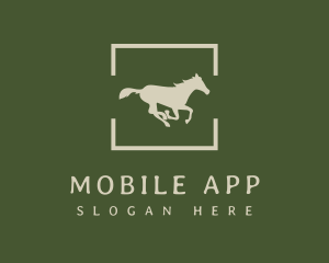 Wild Horse - Minimalist Silhouette Horse logo design