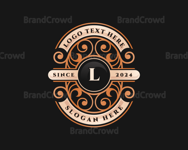 Luxury Vintage Ornament Logo