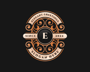 Luxury Vintage Ornament logo design