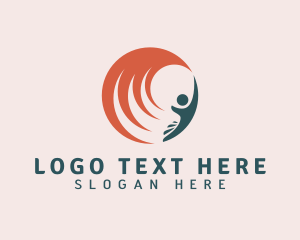 Ngo - Community People Hand Foundation logo design