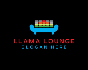 DJ Equalizer Lounge logo design