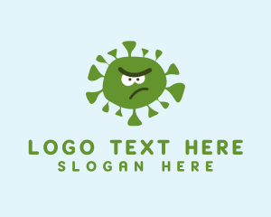 Virus - Angry Toxic Virus logo design