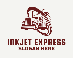 Express Trucking Courier logo design