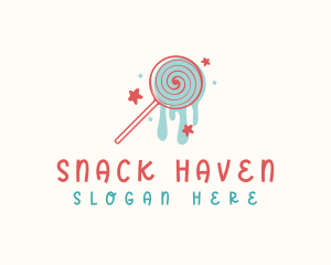 Sweet Lollipop Candy logo design