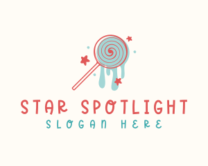 Sweet Lollipop Candy logo design