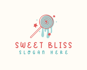 Sugar - Sweet Lollipop Candy logo design