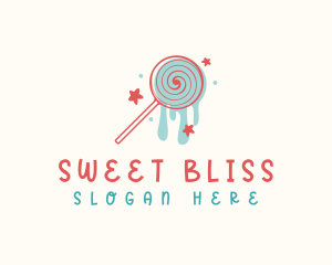 Sweet Lollipop Candy logo design